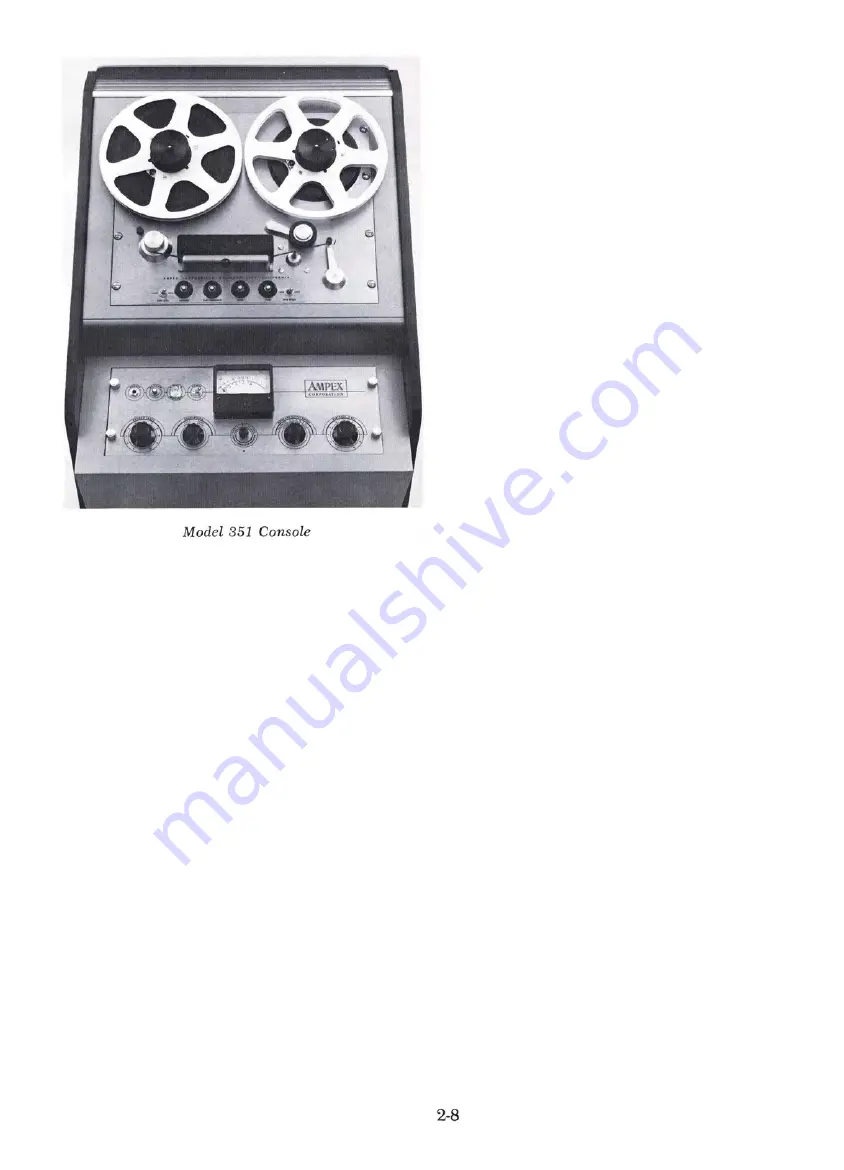 Ampex 351 Series Manual Download Page 20