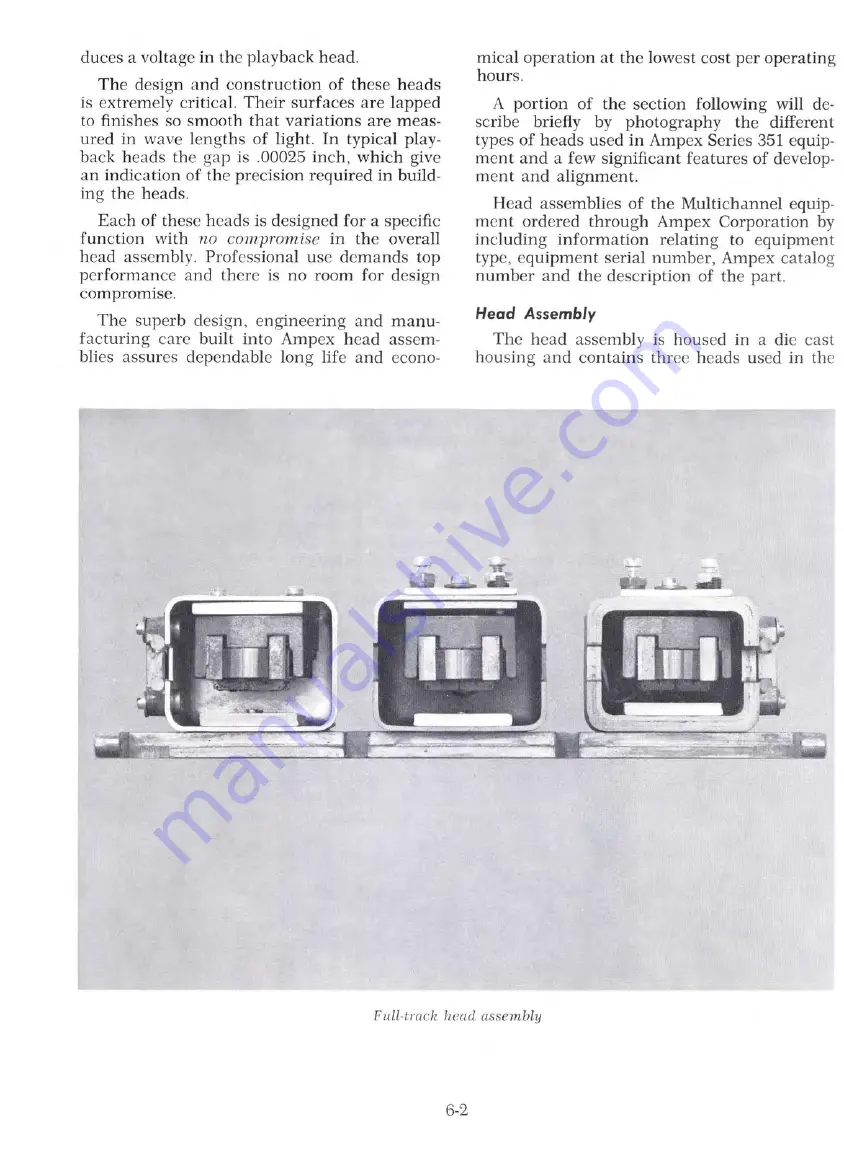 Ampex 351 Series Manual Download Page 53