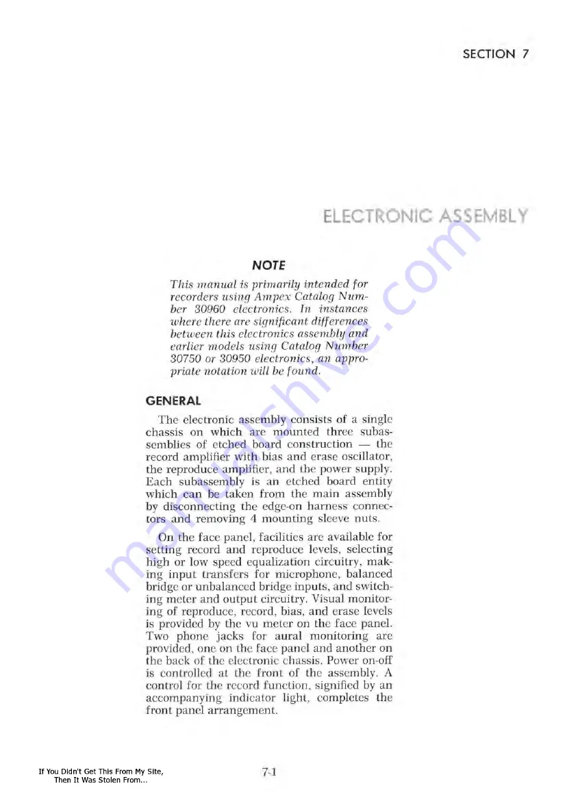 Ampex 351 Series Manual Download Page 56