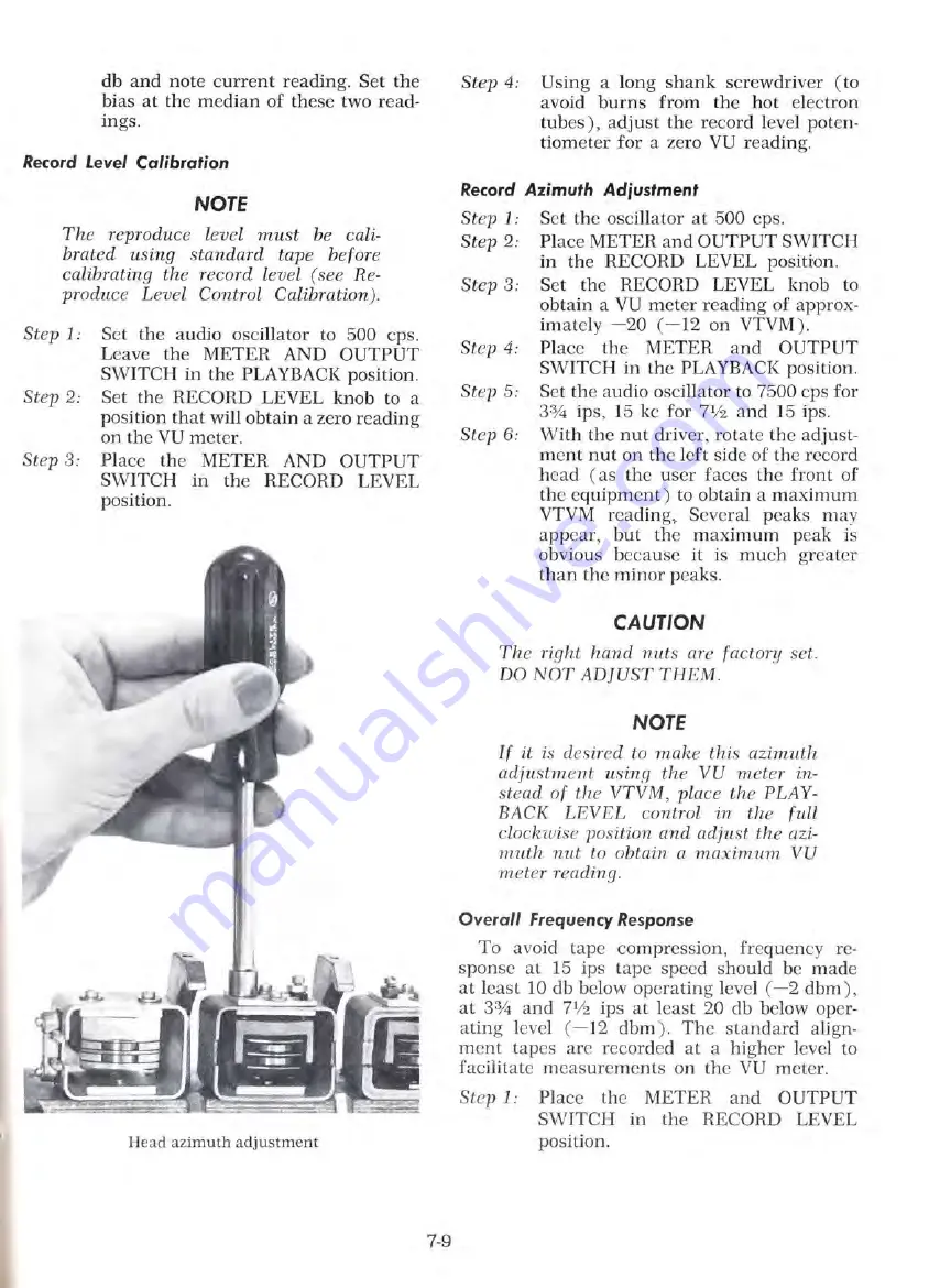 Ampex 351 Series Manual Download Page 64