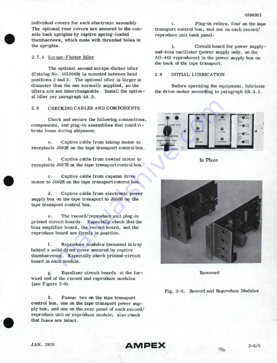 Ampex AG-440 B Скачать руководство пользователя страница 32