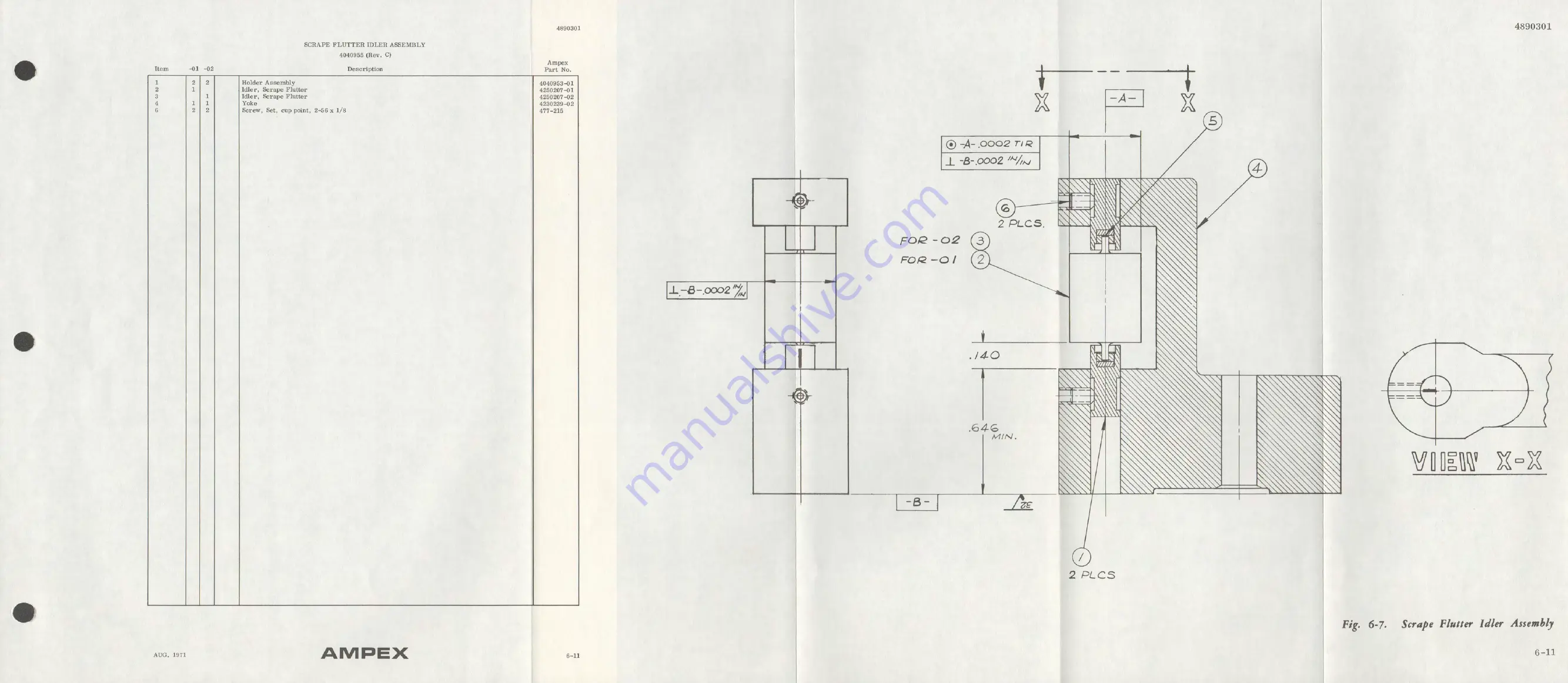 Ampex AG-440 B Скачать руководство пользователя страница 123