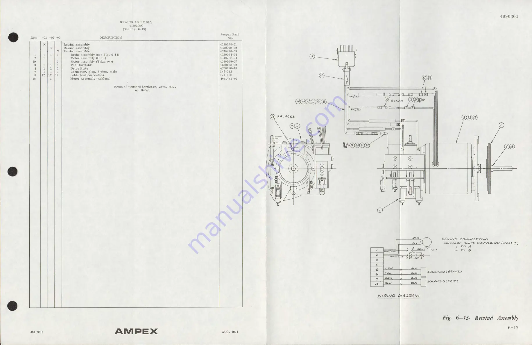 Ampex AG-440 B Скачать руководство пользователя страница 129