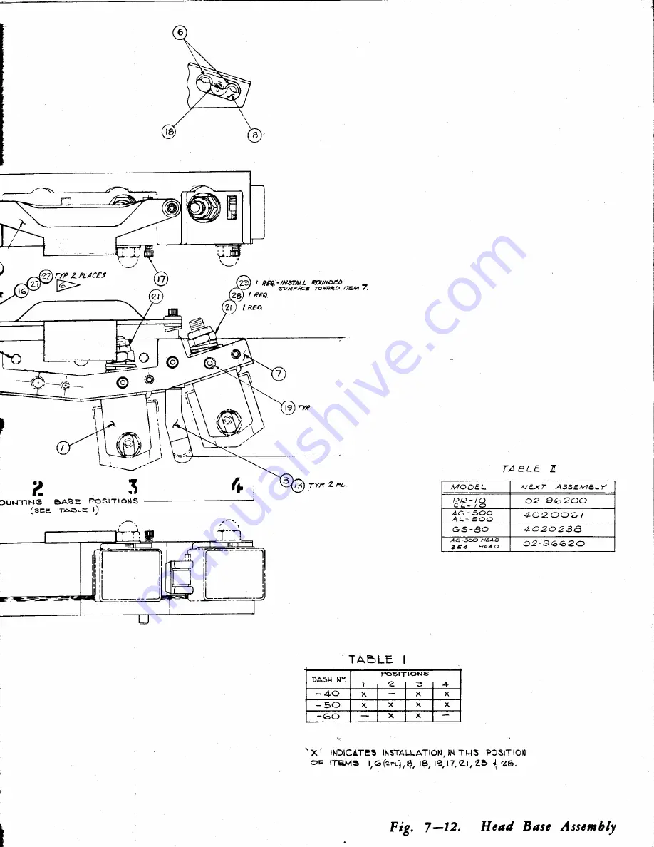 Ampex AG500 Operation And Maintenance Manual Download Page 86