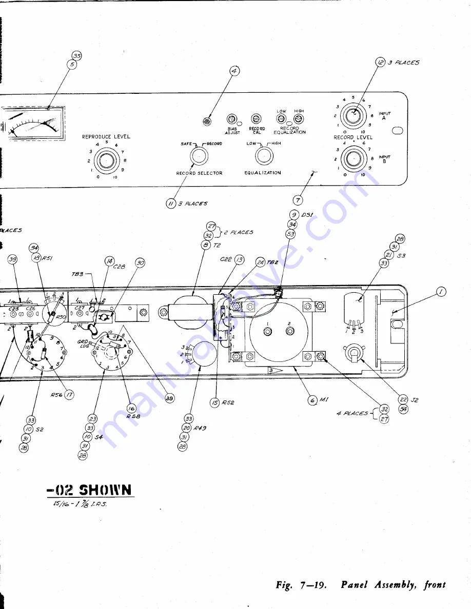 Ampex AG500 Operation And Maintenance Manual Download Page 98