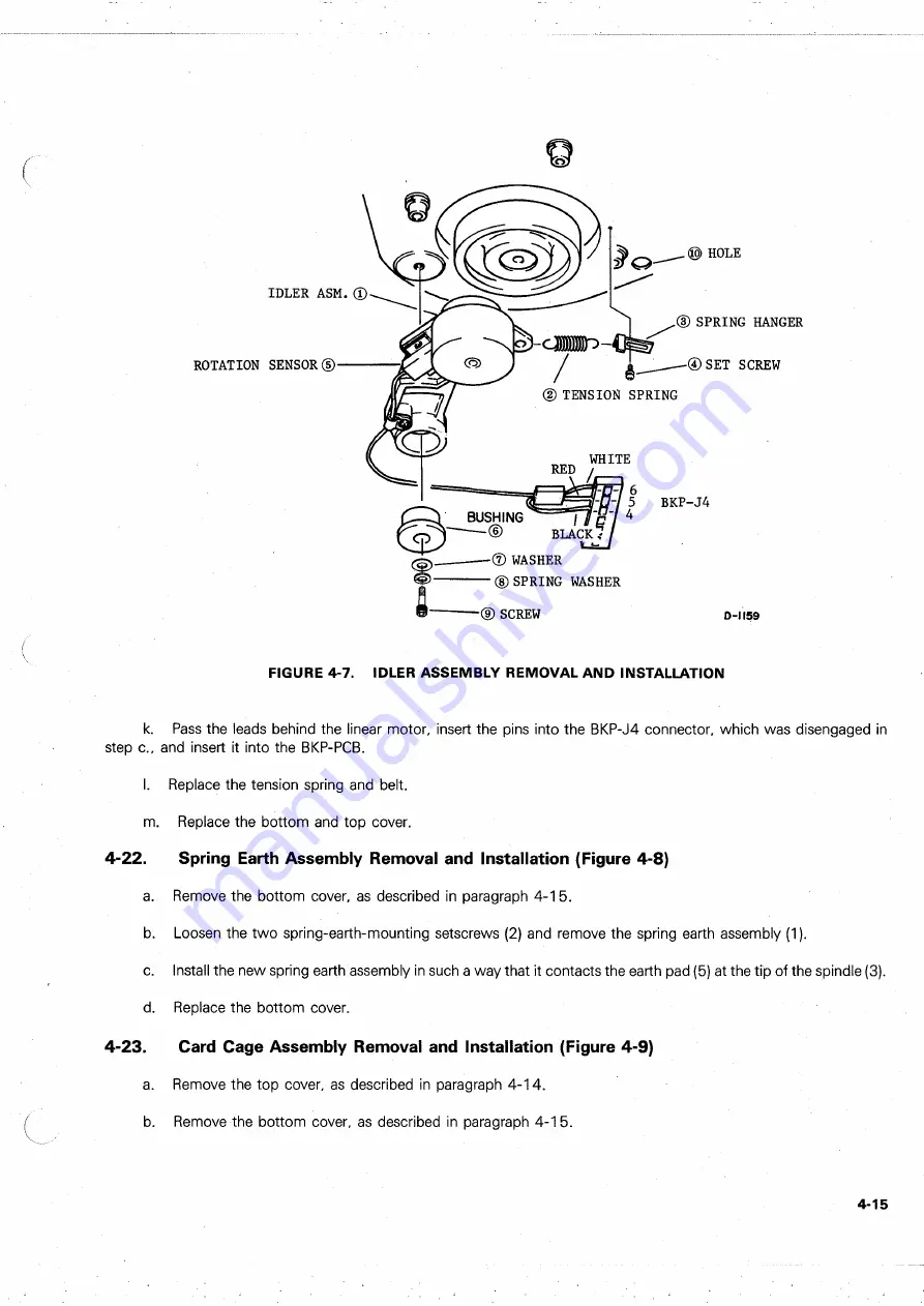 Ampex DFR-932 Operation And Maintenance Manual Download Page 216