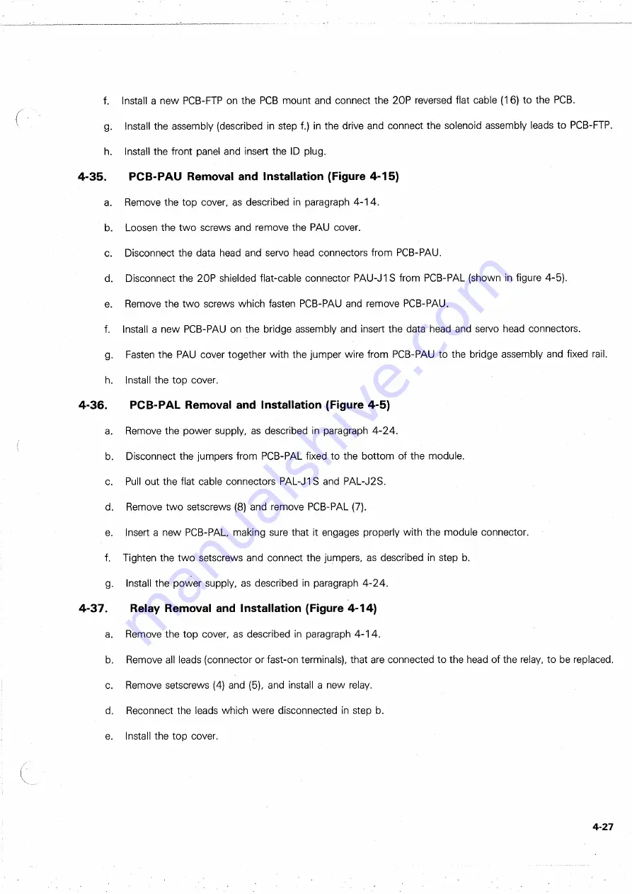 Ampex DFR-932 Operation And Maintenance Manual Download Page 228