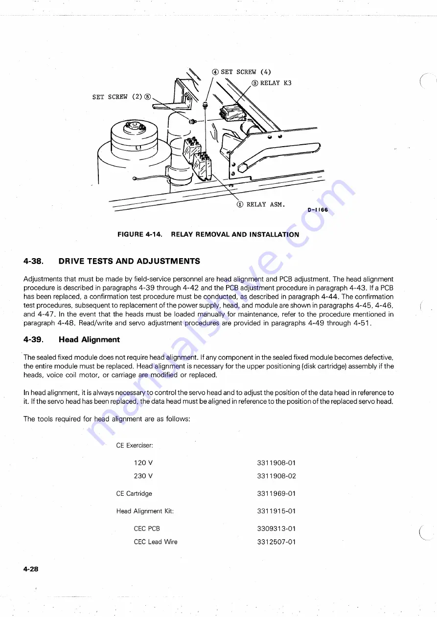 Ampex DFR-932 Скачать руководство пользователя страница 229