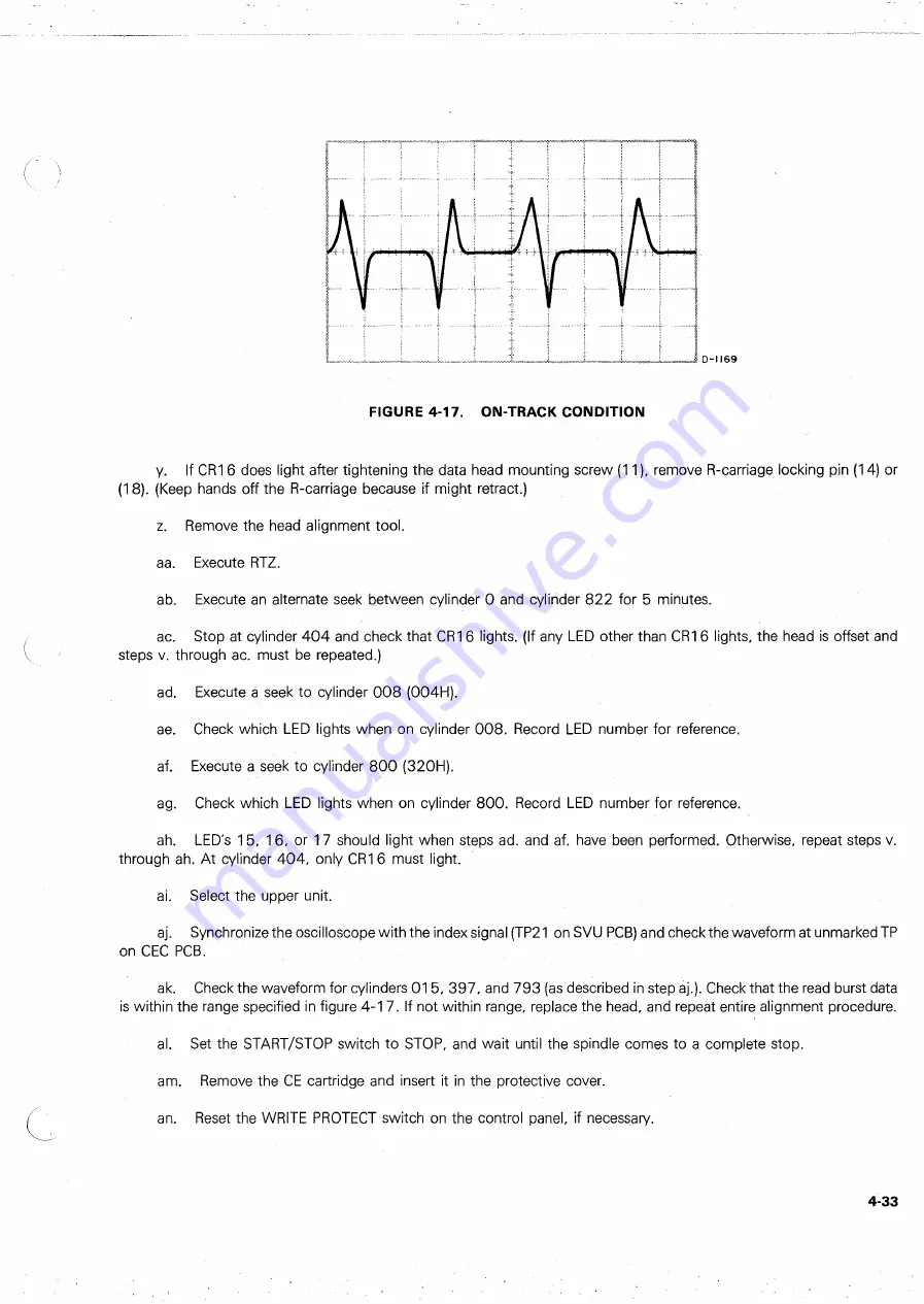 Ampex DFR-932 Operation And Maintenance Manual Download Page 234