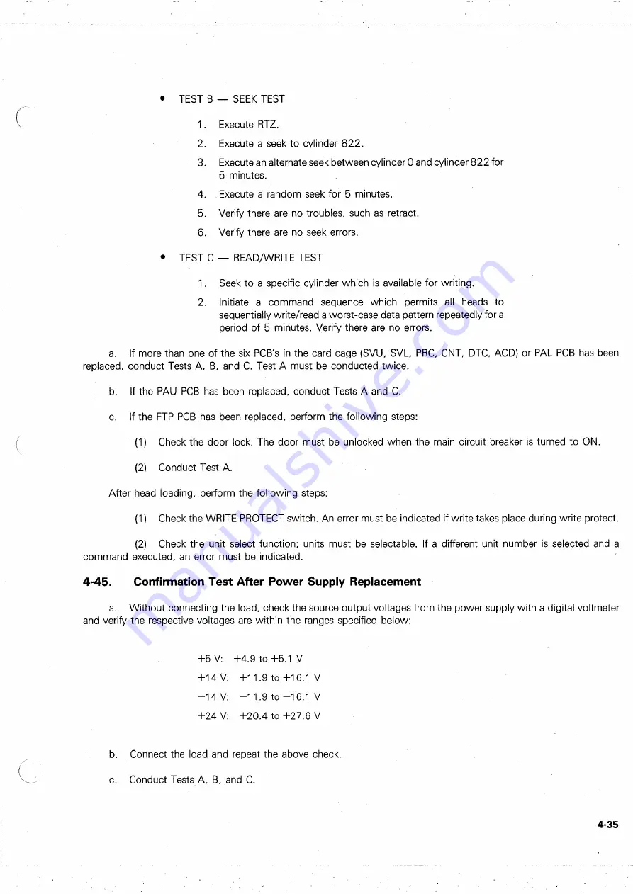 Ampex DFR-932 Operation And Maintenance Manual Download Page 236