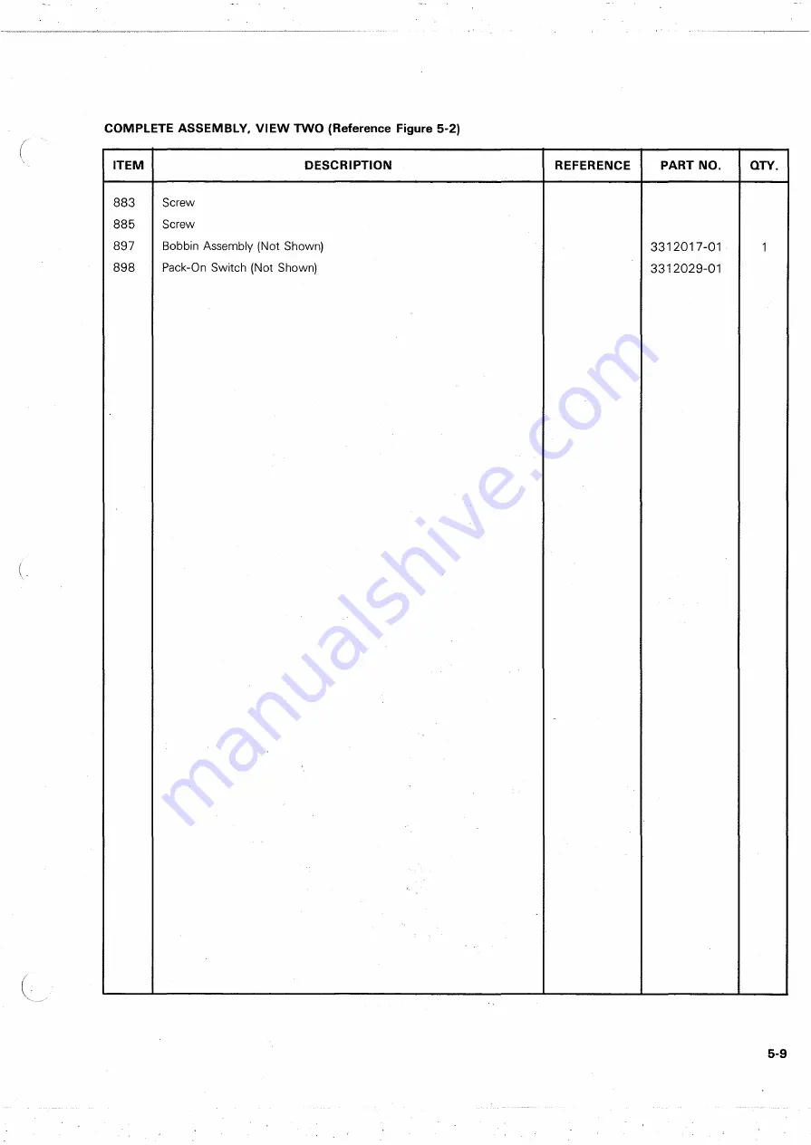 Ampex DFR-932 Operation And Maintenance Manual Download Page 255