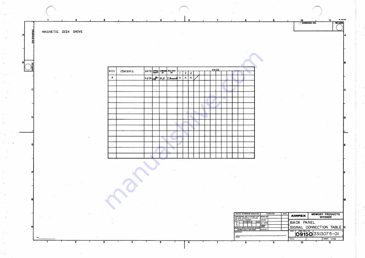 Ampex DFR-932 Operation And Maintenance Manual Download Page 283