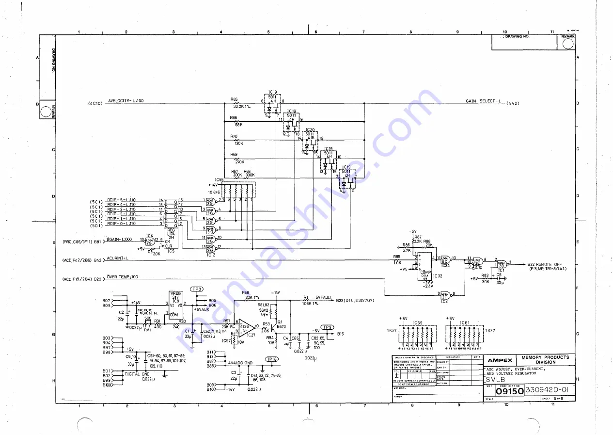 Ampex DFR-932 Operation And Maintenance Manual Download Page 297