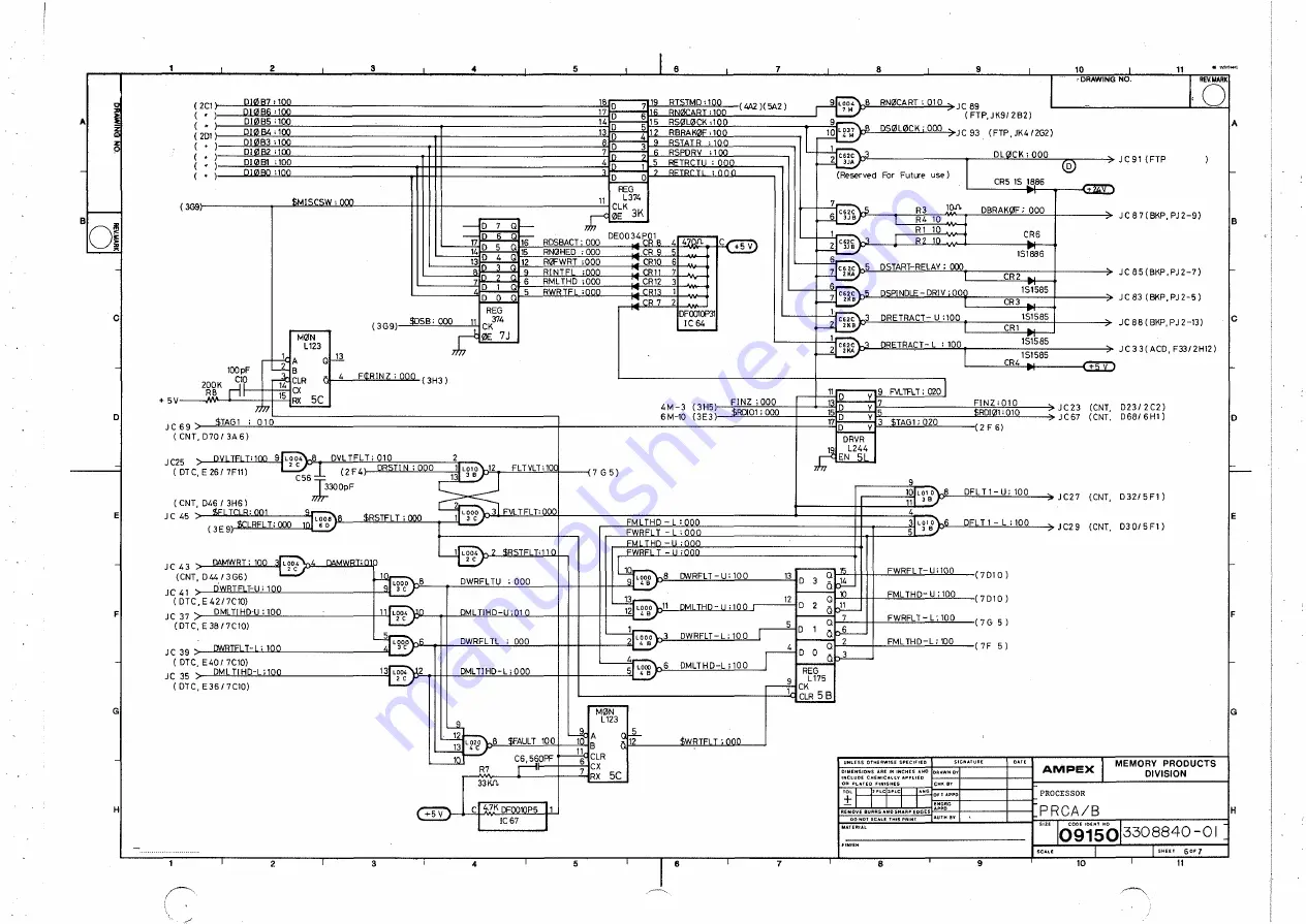 Ampex DFR-932 Operation And Maintenance Manual Download Page 303