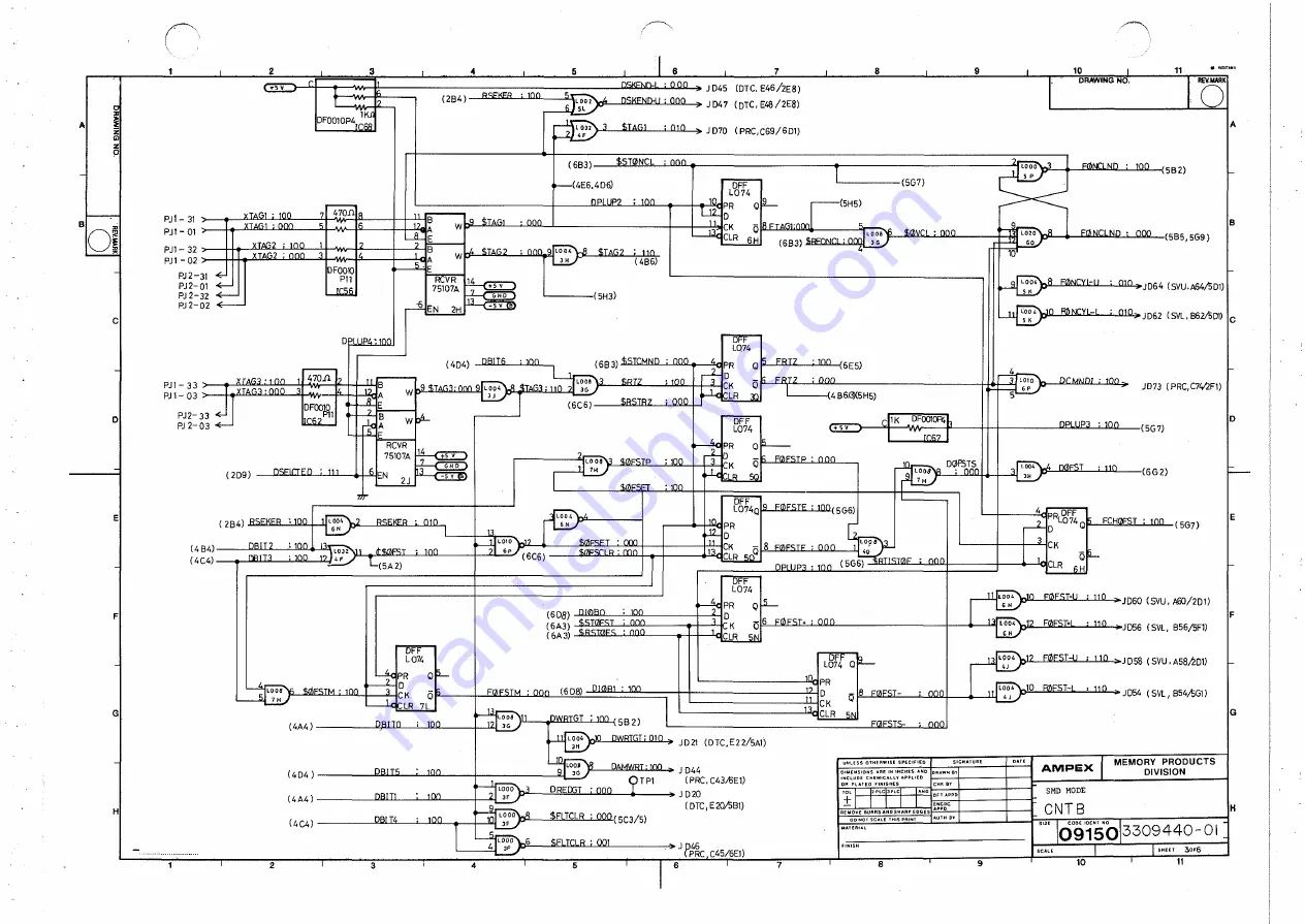 Ampex DFR-932 Скачать руководство пользователя страница 307