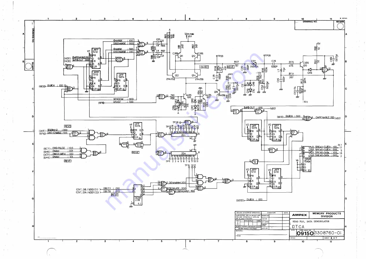 Ampex DFR-932 Скачать руководство пользователя страница 323