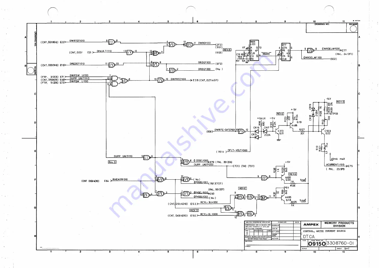 Ampex DFR-932 Скачать руководство пользователя страница 324