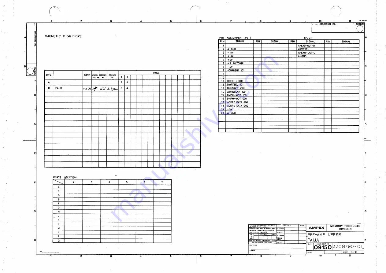 Ampex DFR-932 Operation And Maintenance Manual Download Page 333