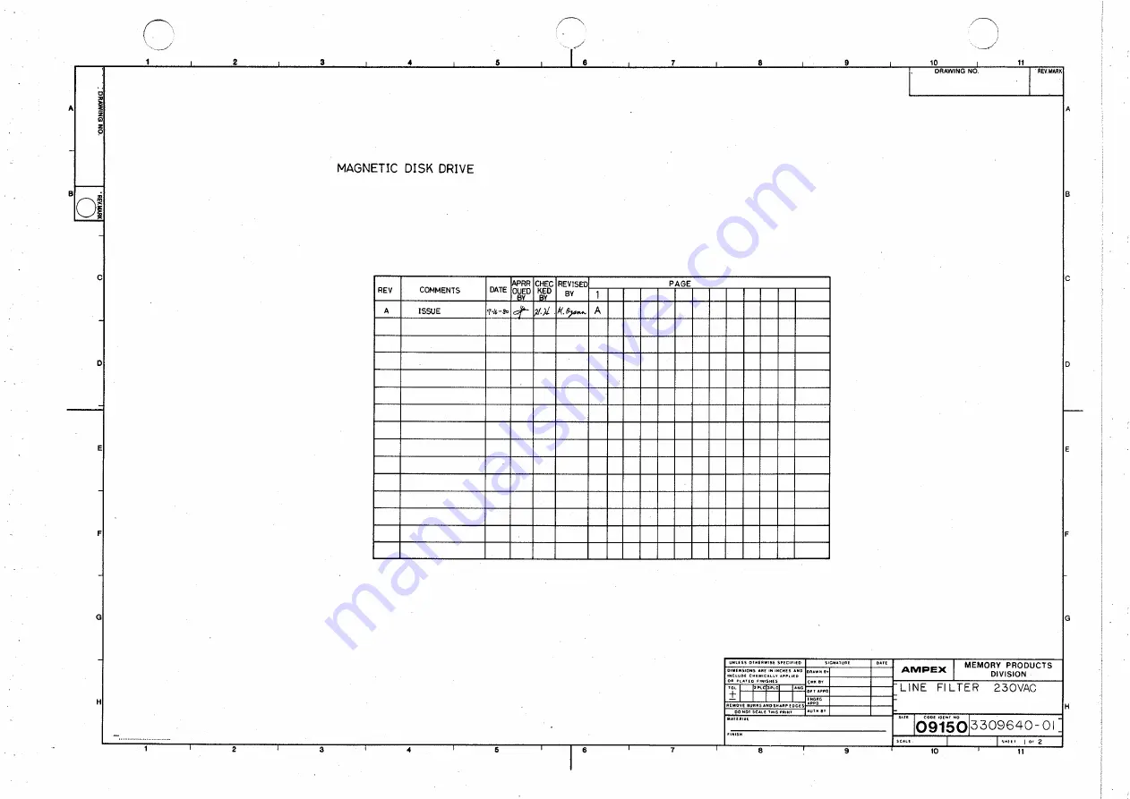 Ampex DFR-932 Operation And Maintenance Manual Download Page 345