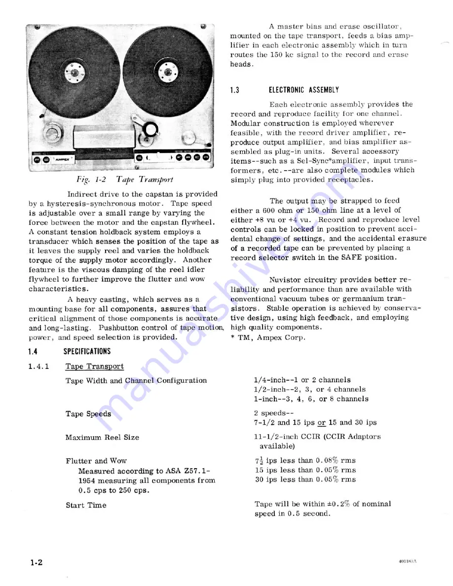 Ampex MR-70 Скачать руководство пользователя страница 14