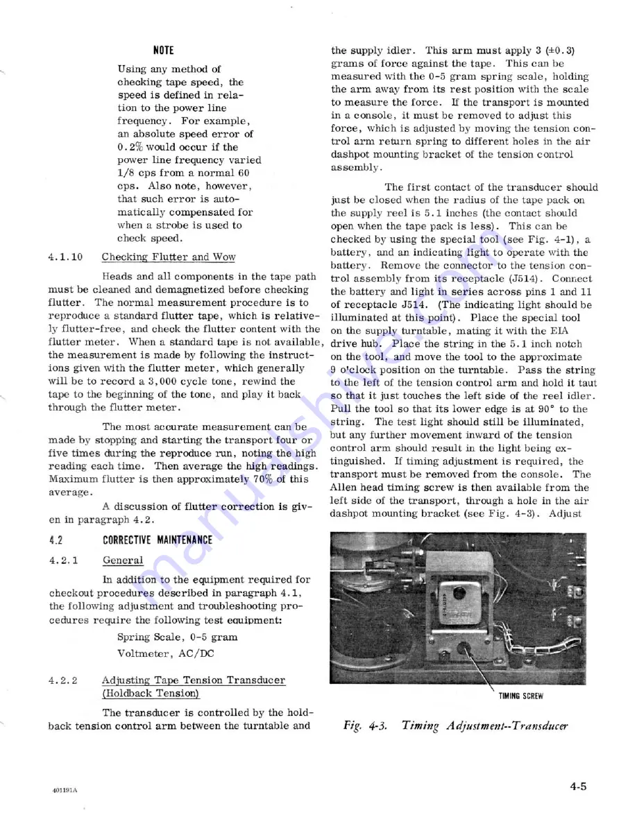 Ampex MR-70 User Manual Download Page 35