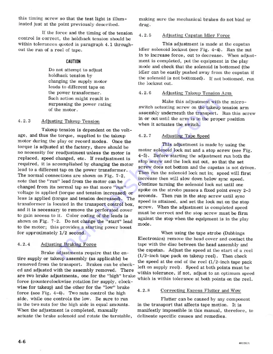 Ampex MR-70 User Manual Download Page 36