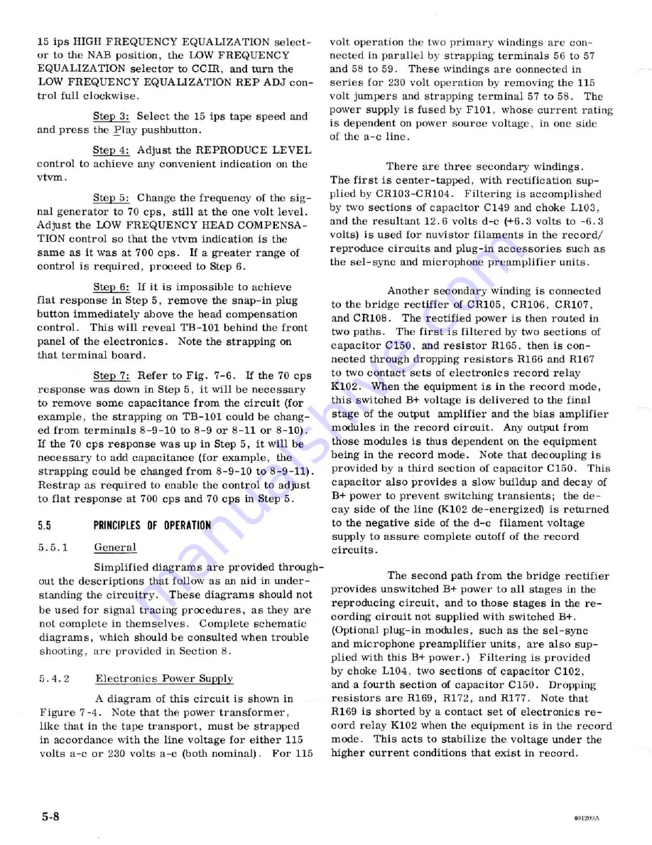 Ampex MR-70 User Manual Download Page 52