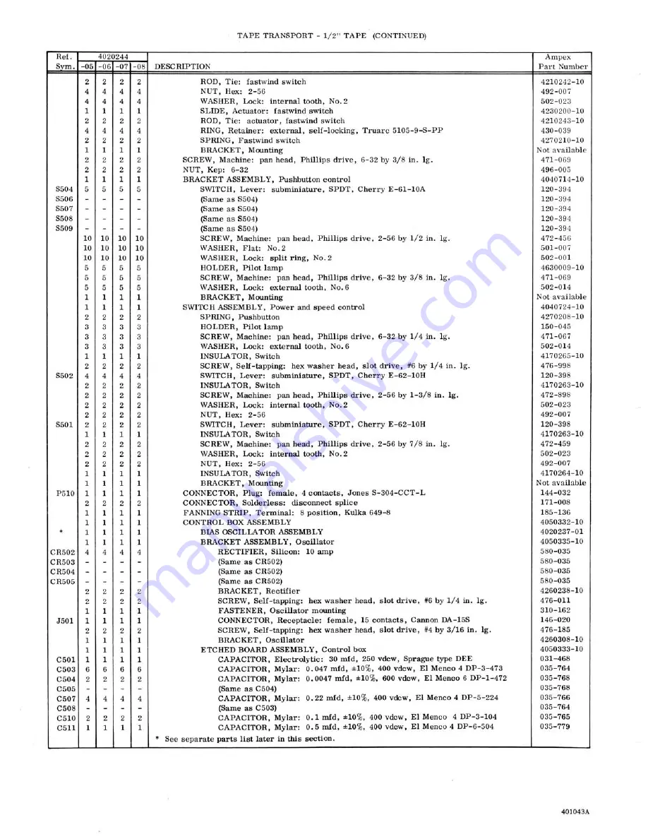 Ampex MR-70 User Manual Download Page 90