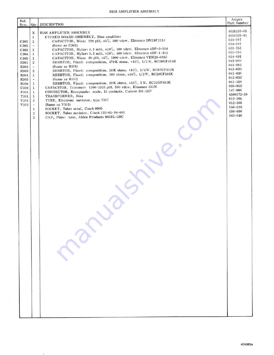 Ampex MR-70 User Manual Download Page 112