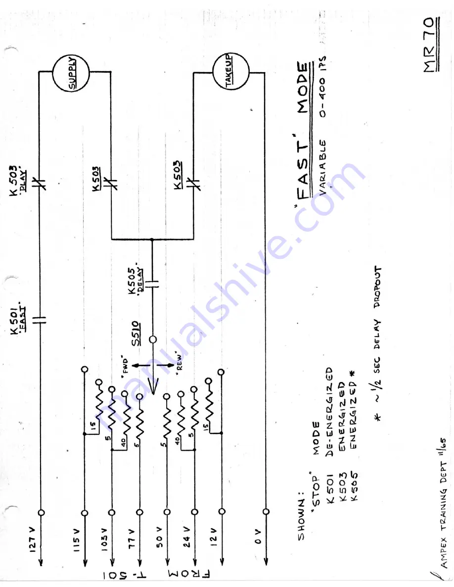 Ampex MR-70 User Manual Download Page 137