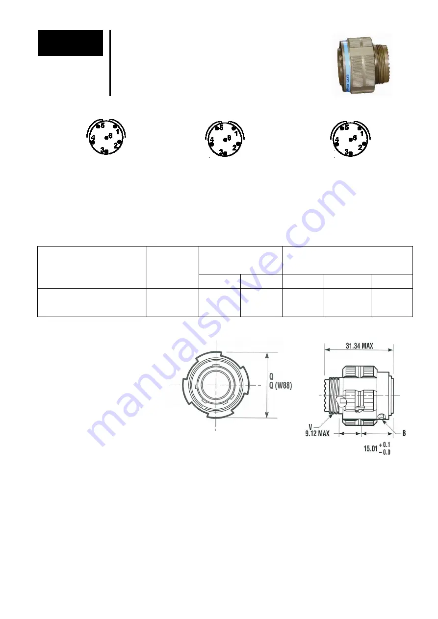 Amphenol RJS-XX-8MF1 Series User Manual Download Page 6