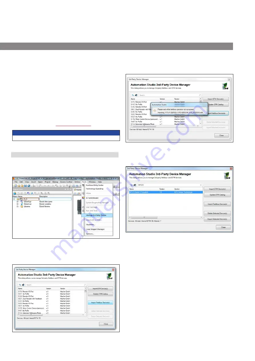 Amphenol Temposonics R V Analog RH5 Operation Manual Download Page 48