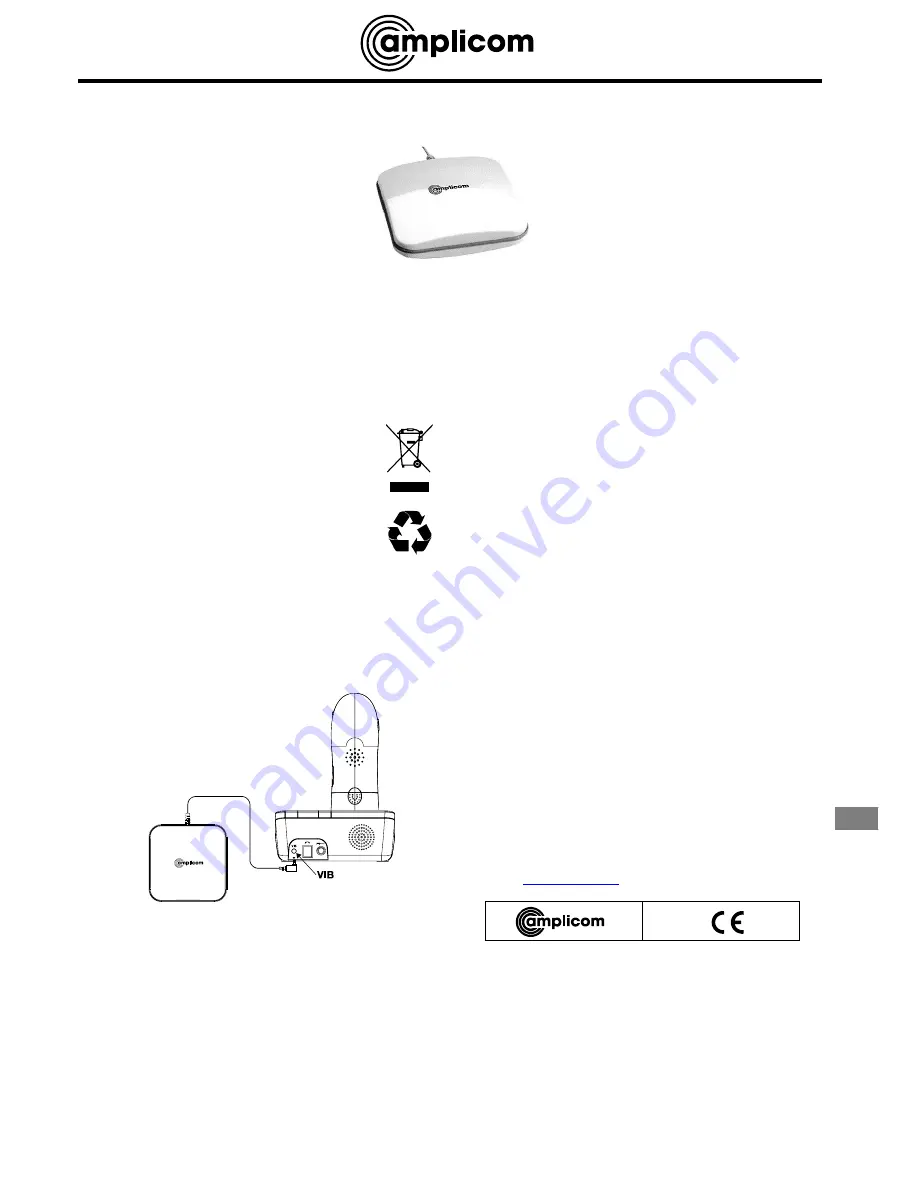 Amplicom PTV100 Operating Instructions Download Page 3