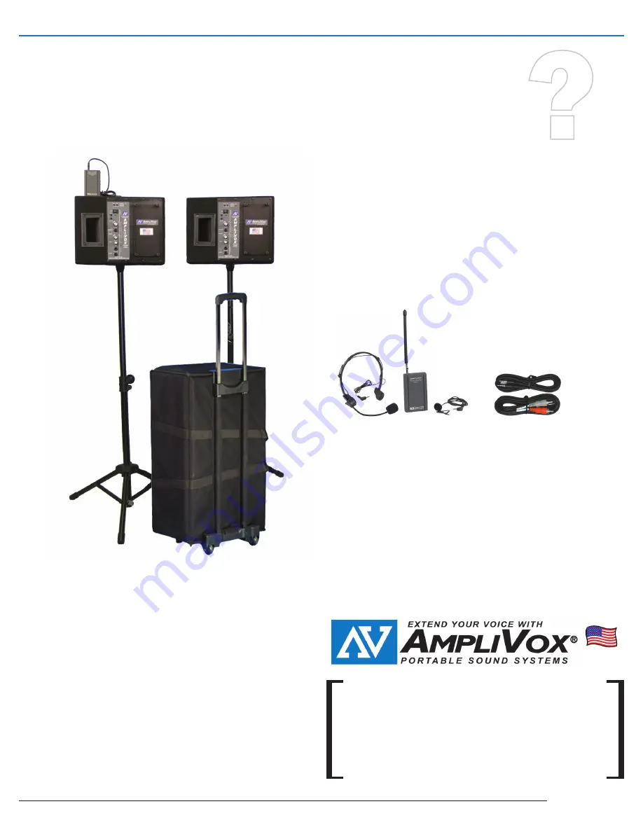 AmpliVox SW227 Скачать руководство пользователя страница 1