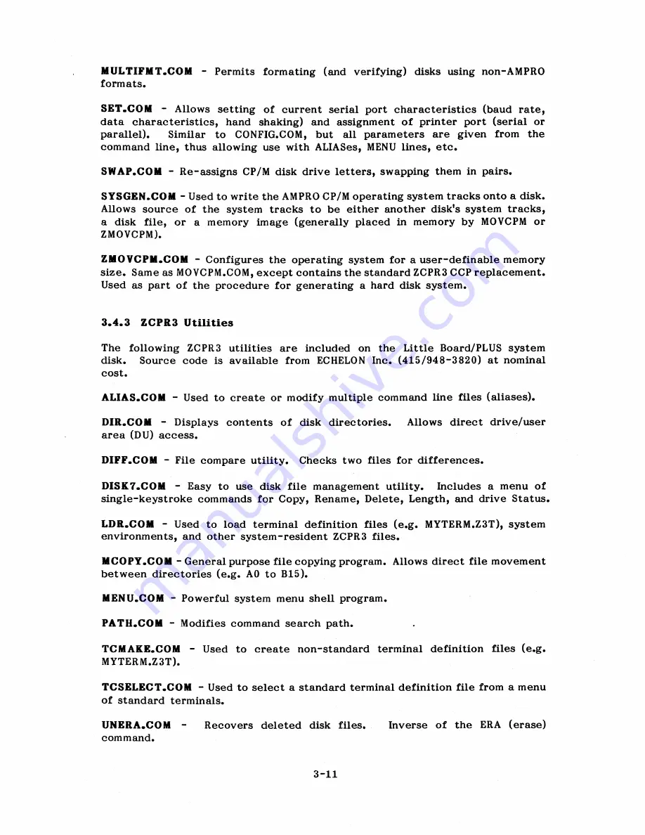 Ampro Little Board/PLUS Technical Manual Download Page 33