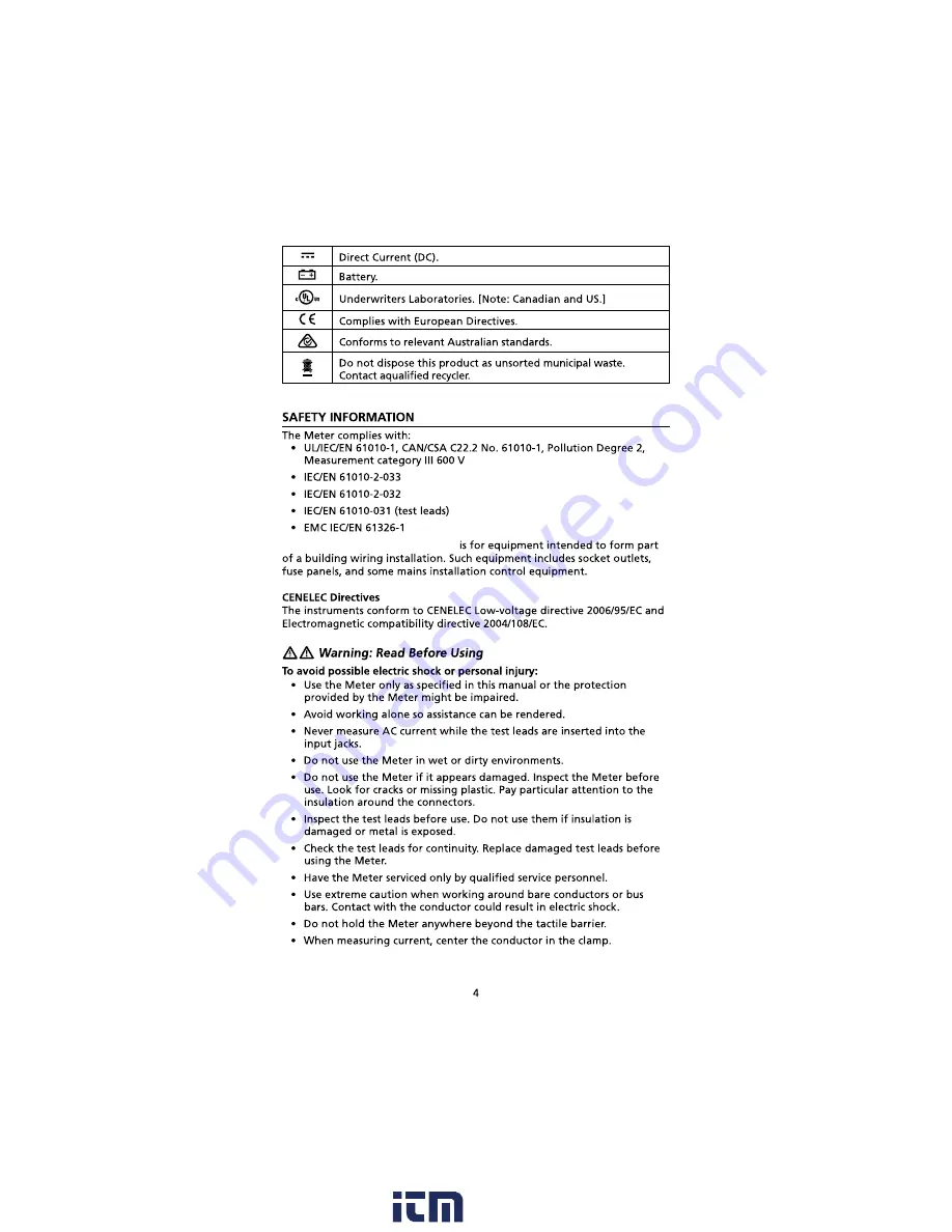 Amprobe 095969770873 User Manual Download Page 6