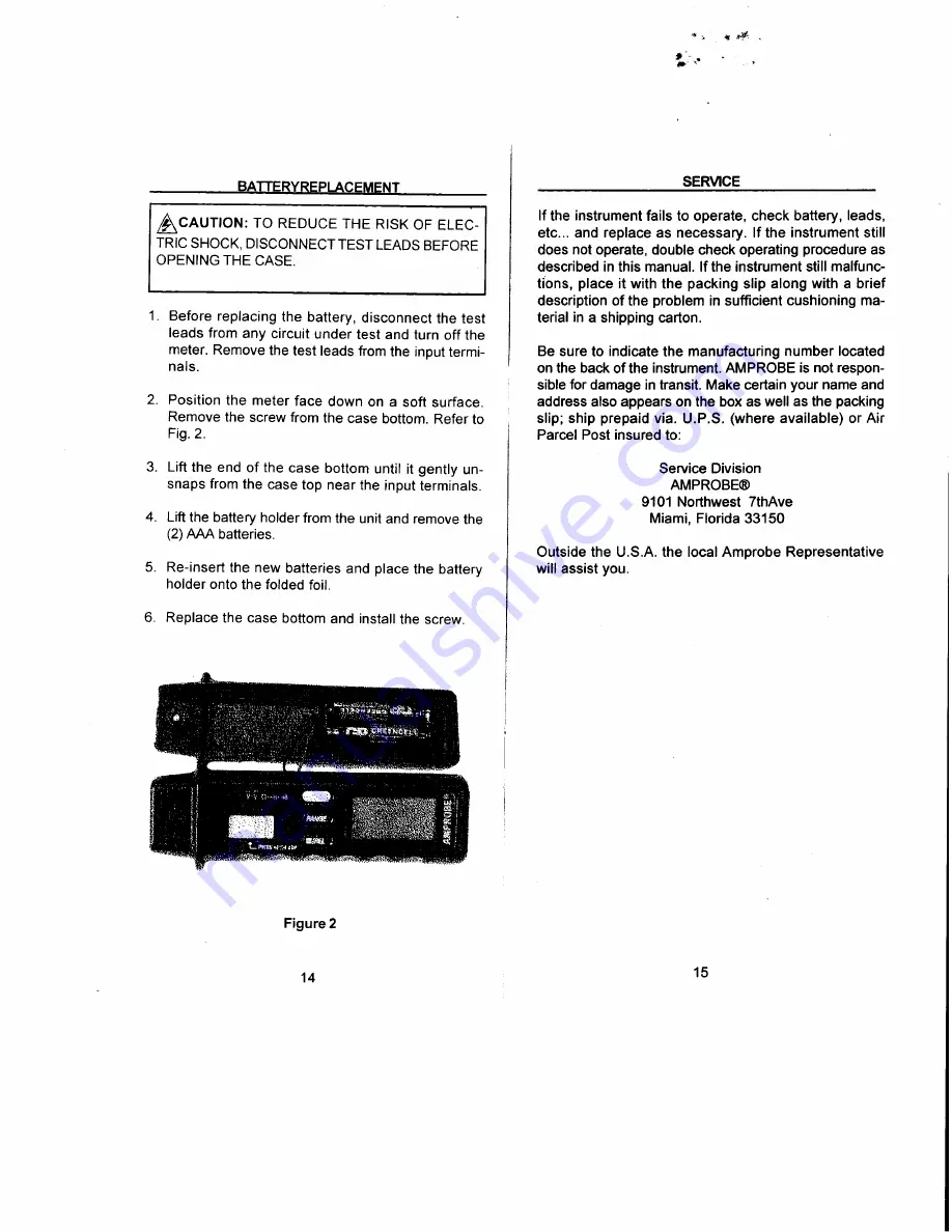 Amprobe PMM-2 Скачать руководство пользователя страница 8