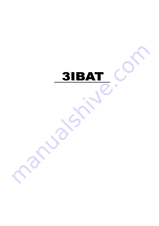 AMPTRON 3IBAT User Manual Download Page 1