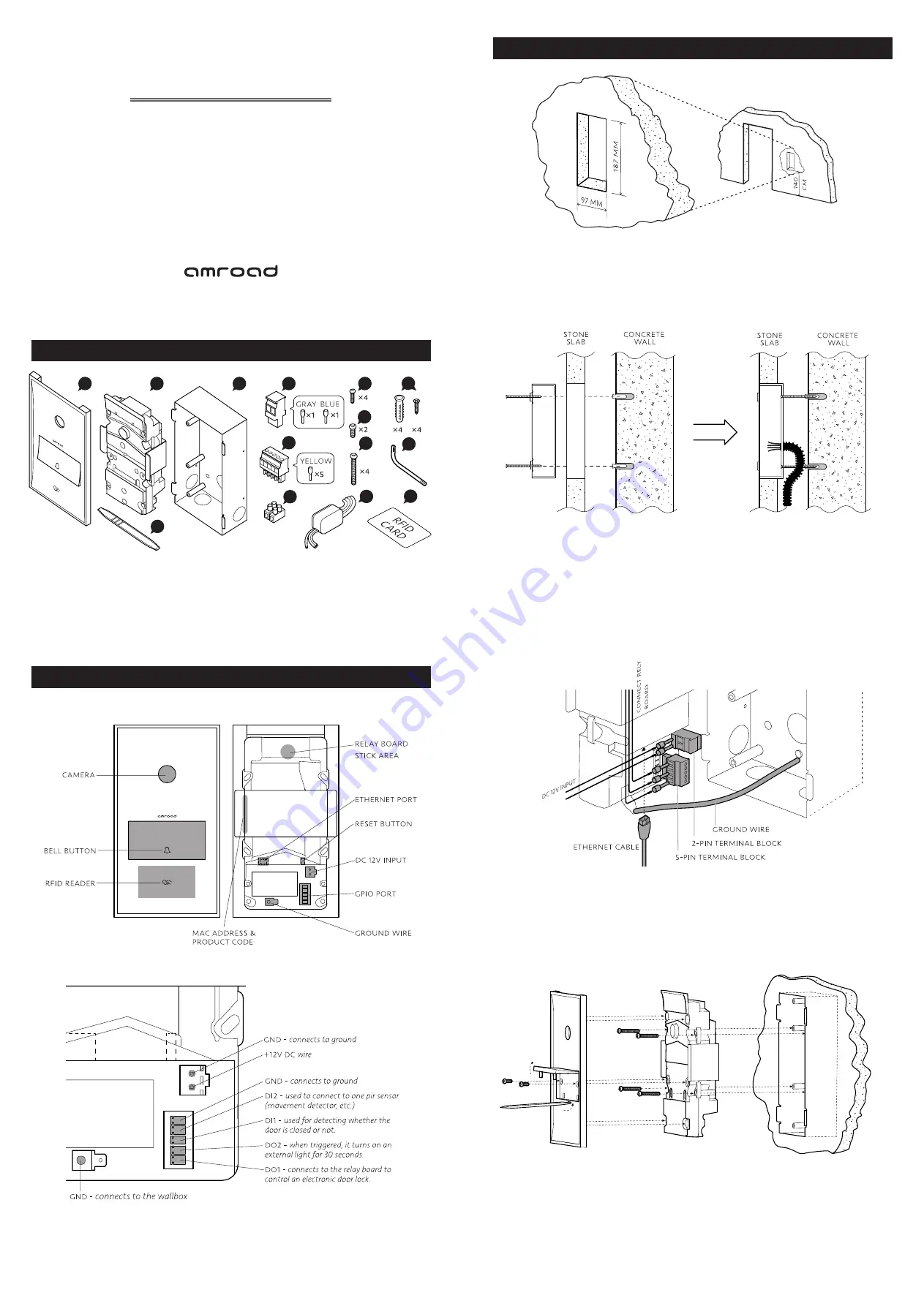 Amroad AMROAD P3 Quick Installation Manual Download Page 1