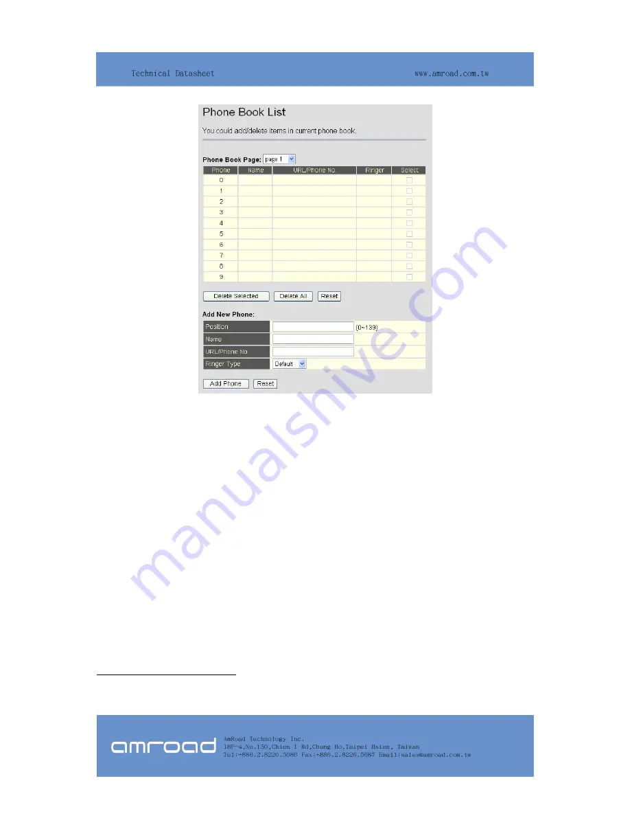 Amroad IP101/P User Manual Download Page 18