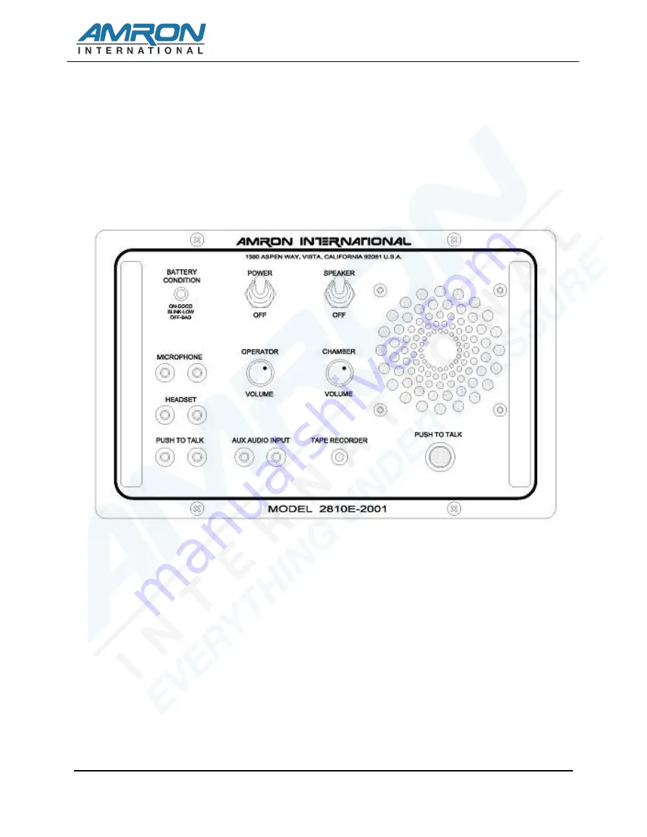 Amron 2810E-2001 User Manual Download Page 11