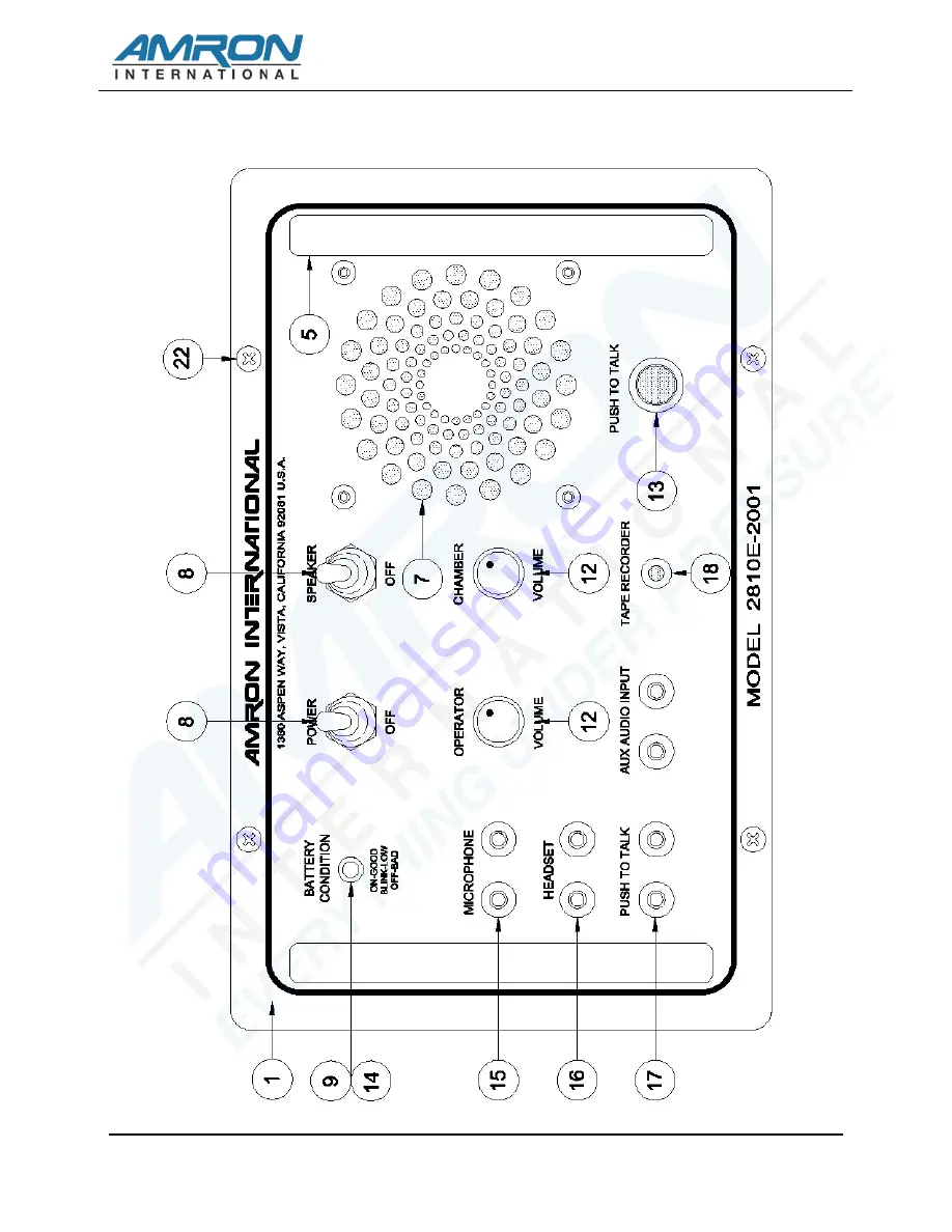 Amron 2810E-2001 User Manual Download Page 27