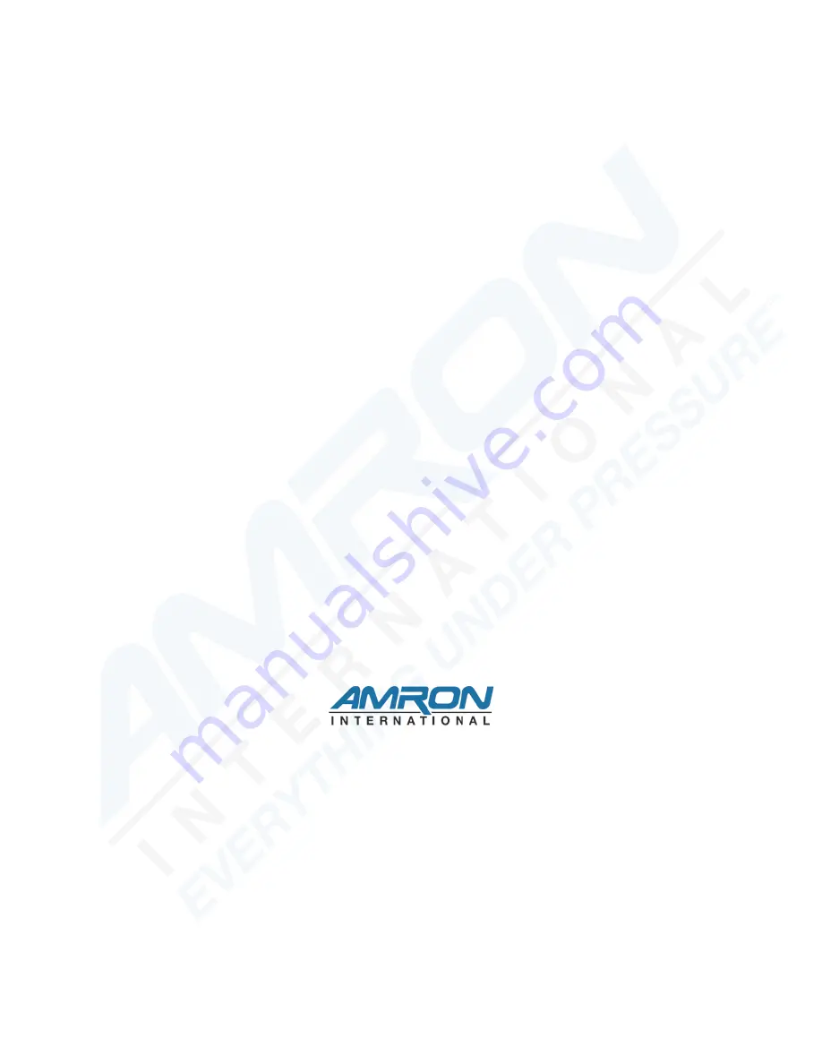 Amron 2810E-ATEX User Manual Download Page 1