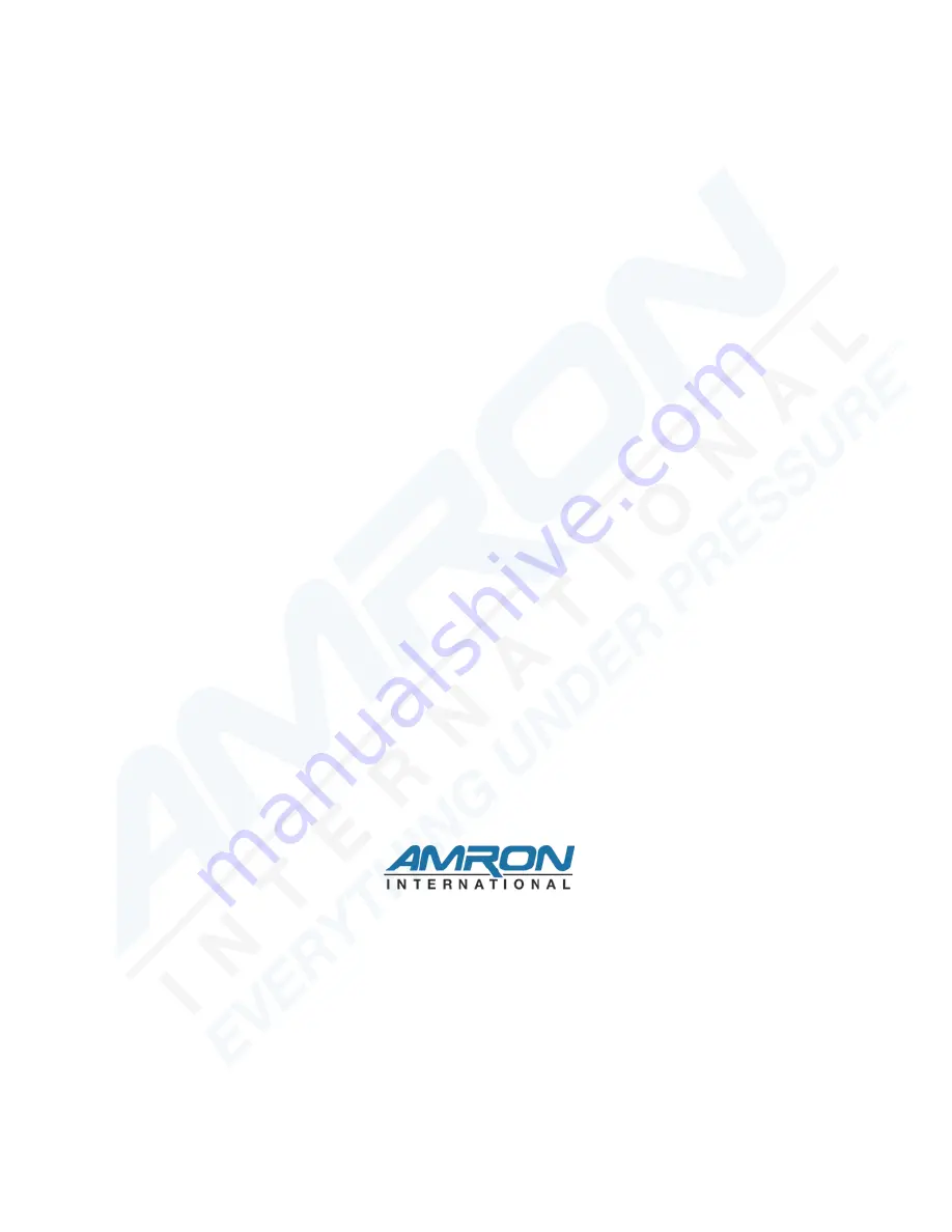 Amron 2810E User Manual Download Page 1