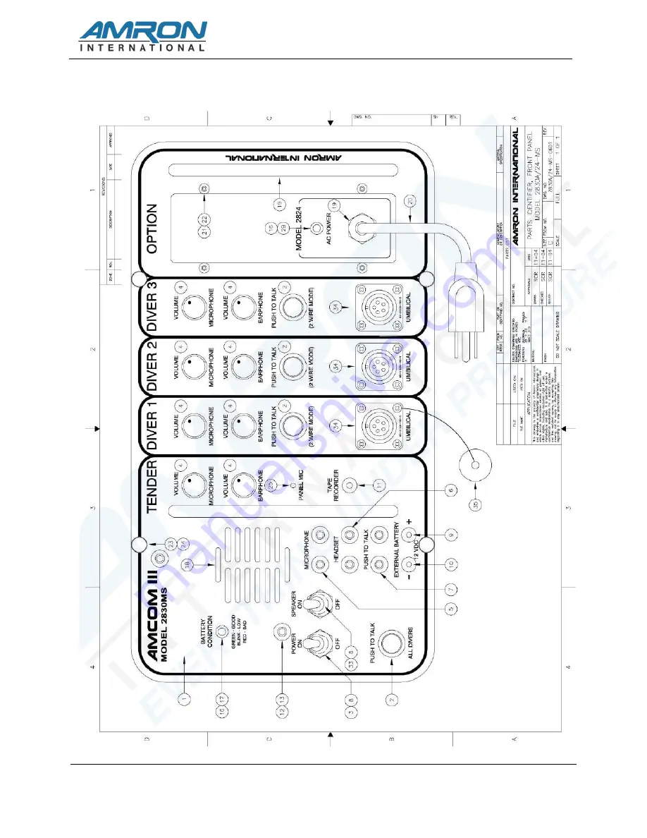 Amron AMCOM III 2830A/24 User Manual Download Page 39