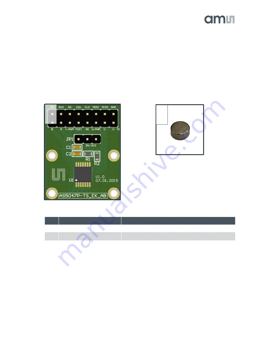 AMS AS5047P-TS_EK_AB Скачать руководство пользователя страница 3