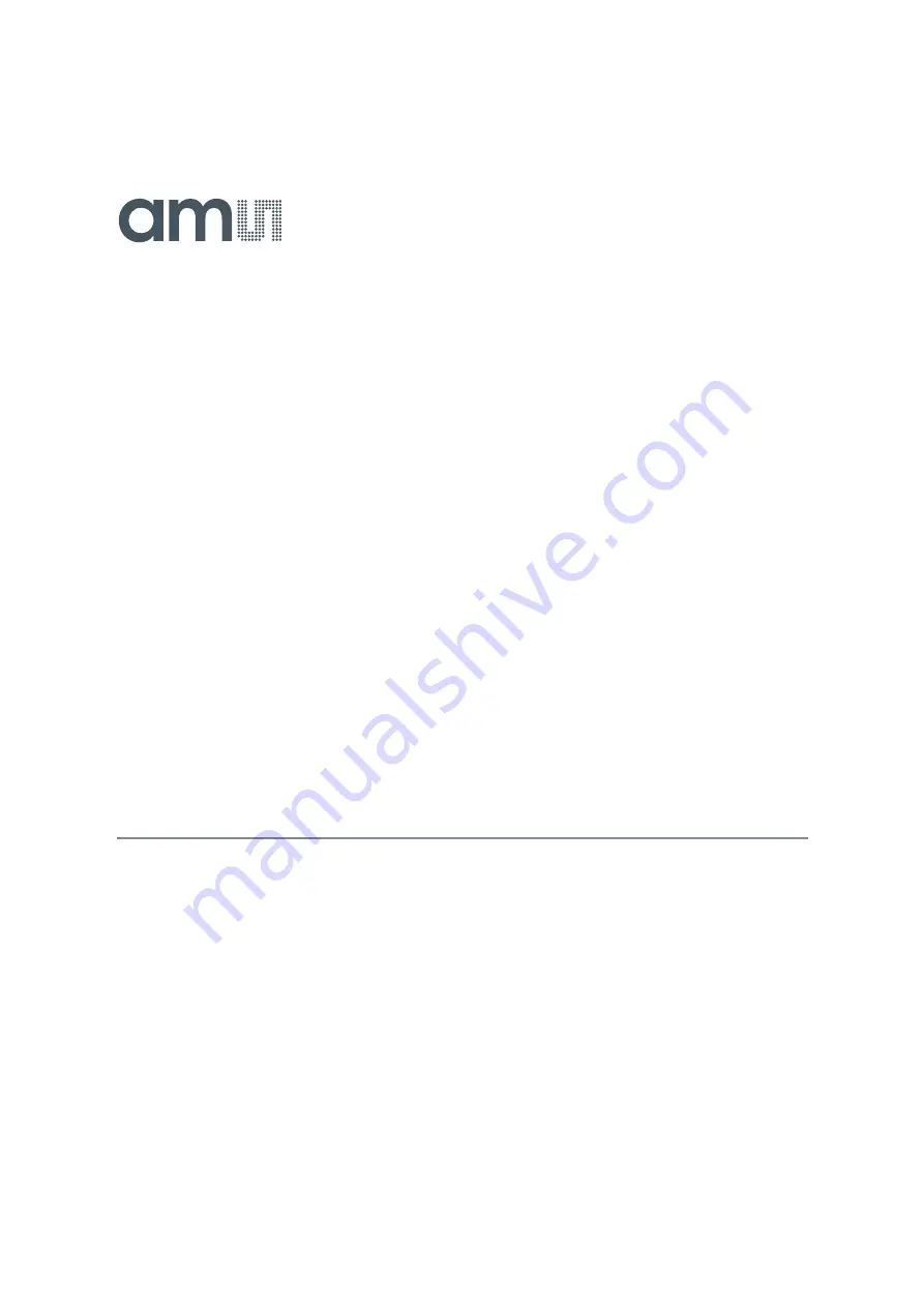 AMS TDC-GP30 Quick Start Manual Download Page 1