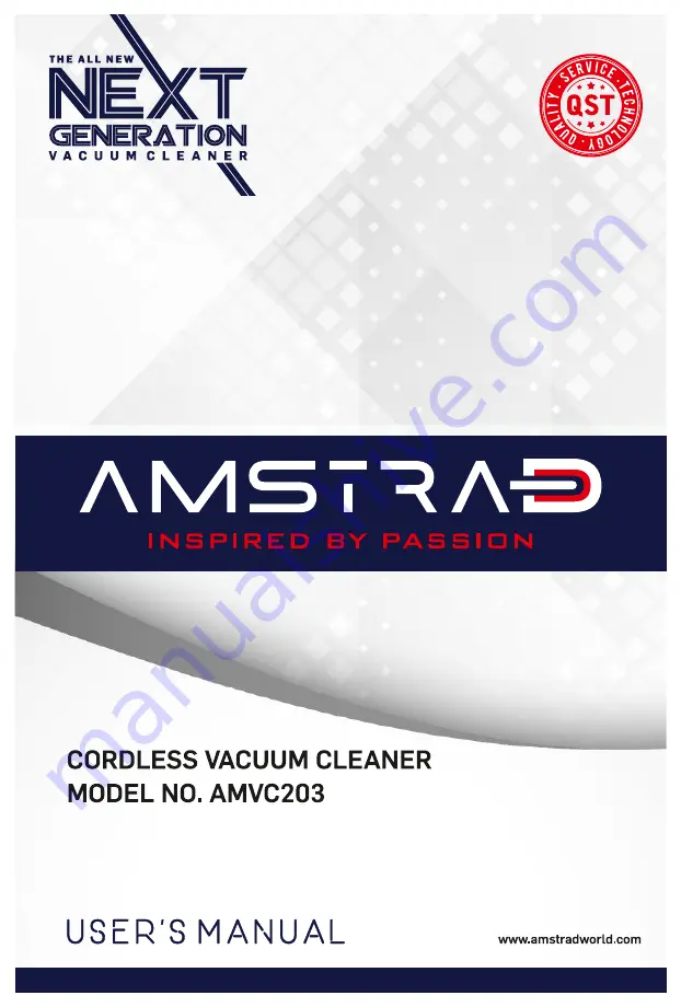 AMSTRAD AMVC203 User Manual Download Page 1