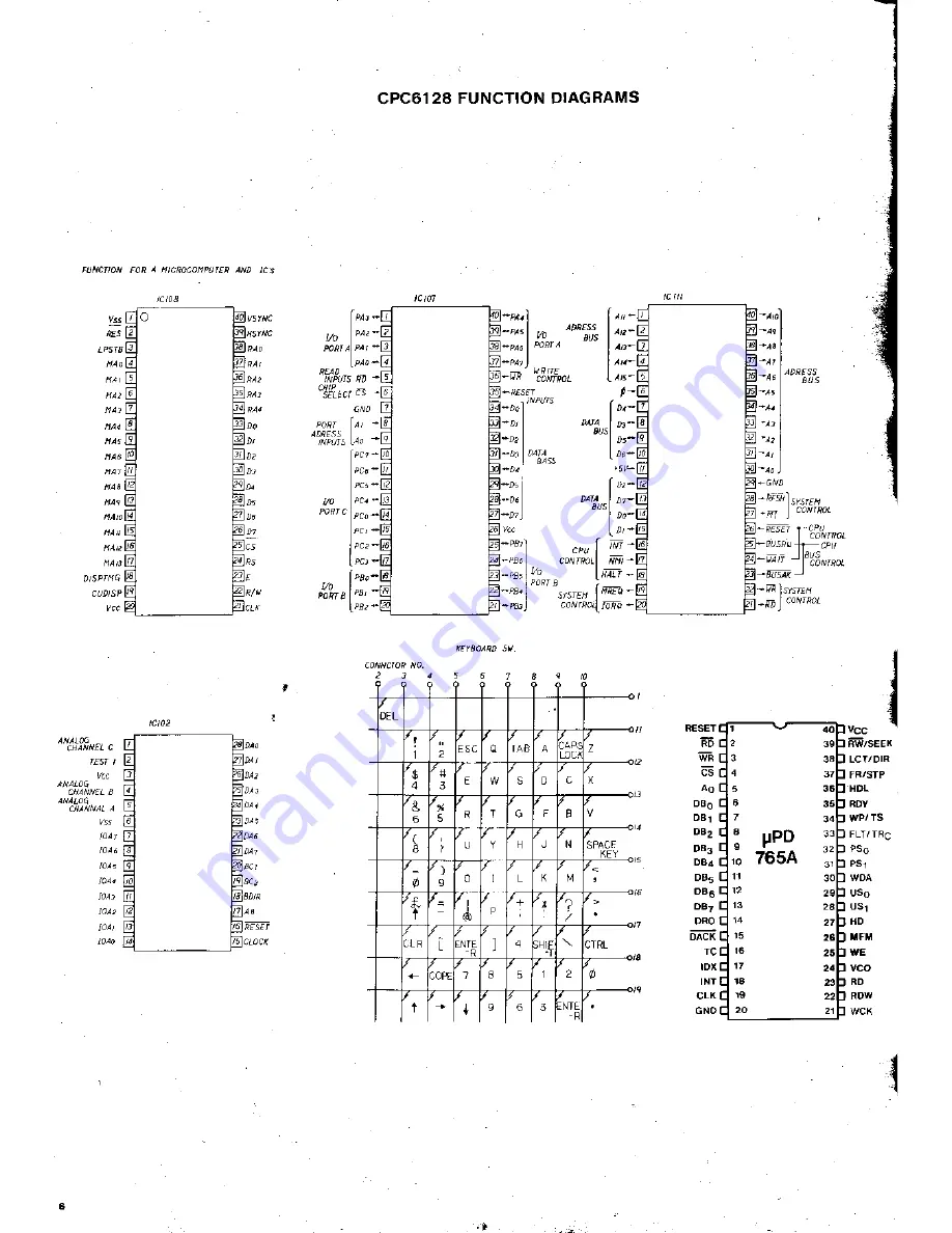 AMSTRAD CPC6128 Service Manual Download Page 6