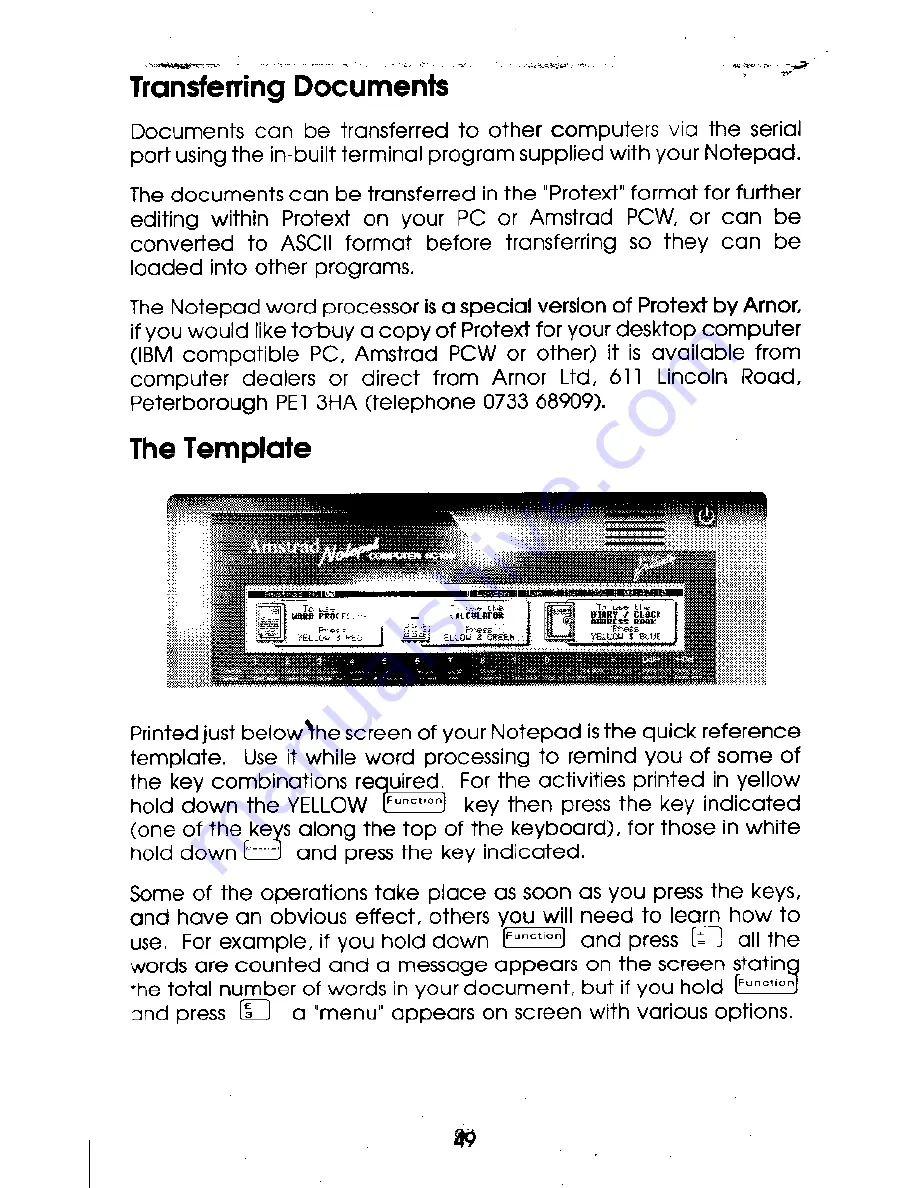 AMSTRAD Notepad NC100 Скачать руководство пользователя страница 51